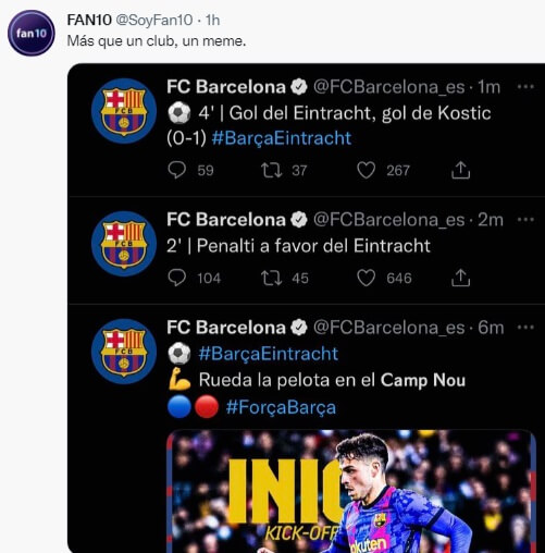 Los Memes de la Eliminación del Barça de la Europa League