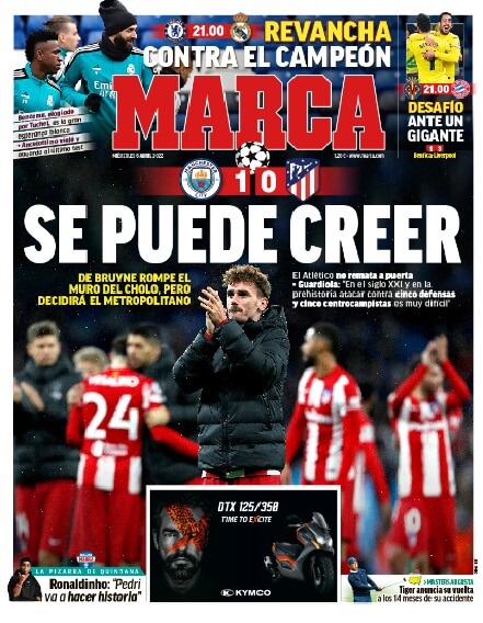 Portadas Deportivas Miércoles 6/4/2022 Portadas Deportivas Miércoles 6/4/2022