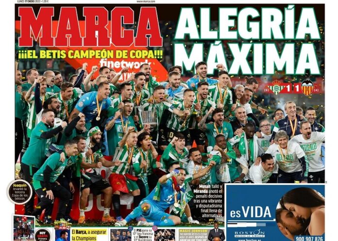 Portadas Deportivas Domingo 24/4/2022 Portadas Deportivas Domingo 24/4/2022