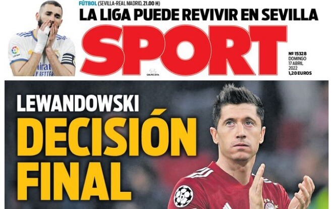 Portadas Deportivas Domingo 17/4/2022 Portadas Deportivas Domingo 17/4/2022
