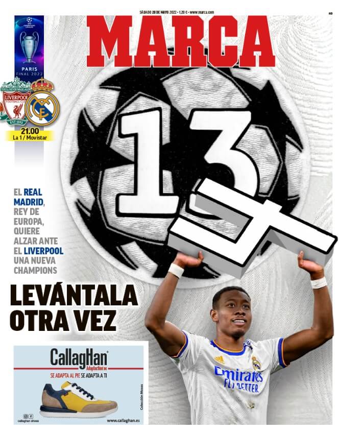 Portadas Deportivas Sábado 28/5/2022 Portadas Deportivas Sábado 28/5/2022