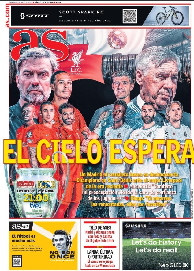 Portadas Deportivas Sábado 28/5/2022 Portadas Deportivas Sábado 28/5/2022