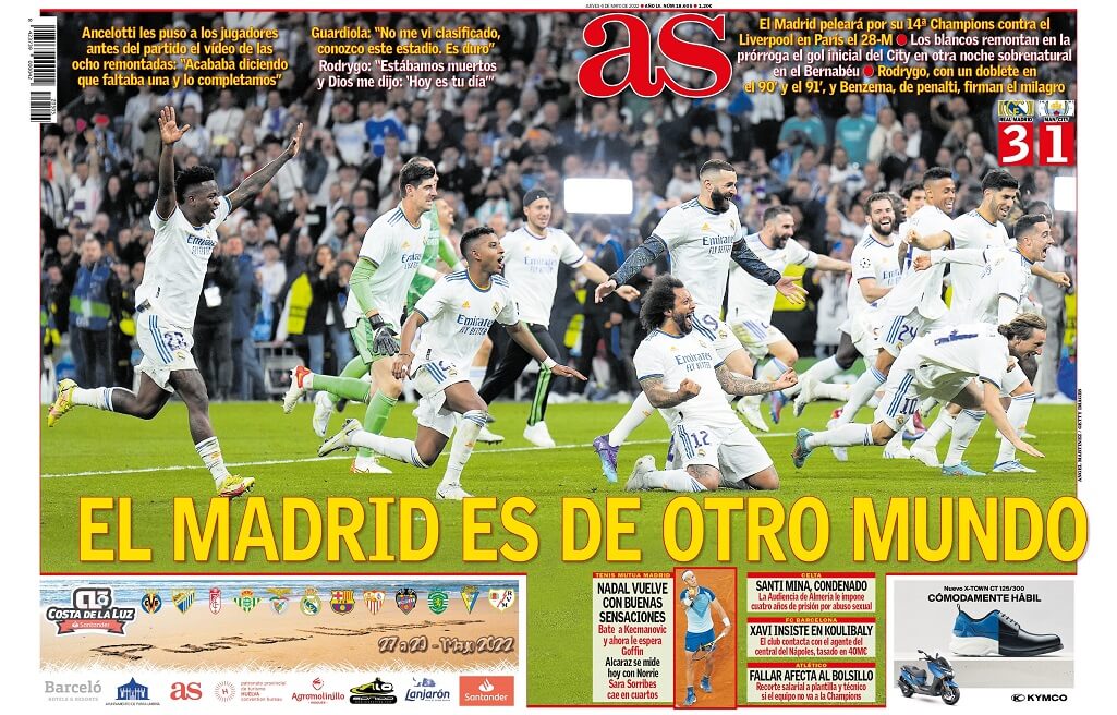 Portadas Deportivas Jueves 5/5/2022 Portadas Deportivas Jueves 5/5/2022