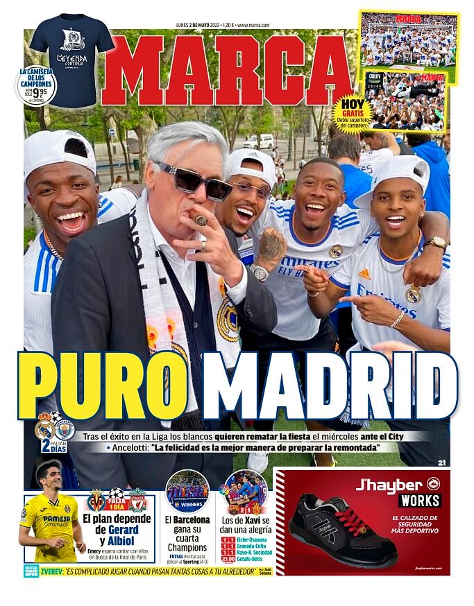 Portadas Deportivas Lunes 2/5/2022 Portadas Deportivas Lunes 2/5/2022
