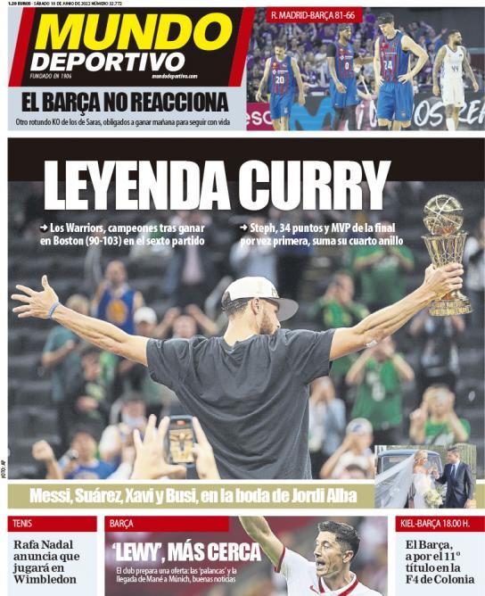 Portadas Deportivas Sábado 18/6/2022 Portadas Deportivas Sábado 18/6/2022