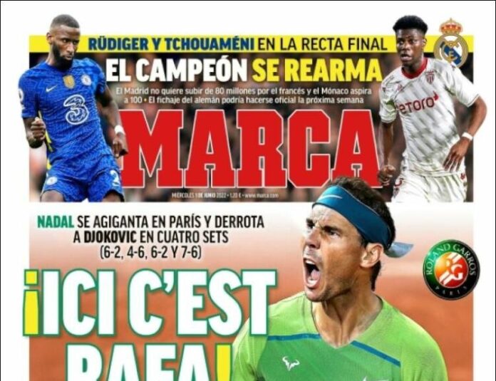 Portadas Deportivas Miércoles 1/6/2022 Portadas Deportivas Miércoles 1/6/2022