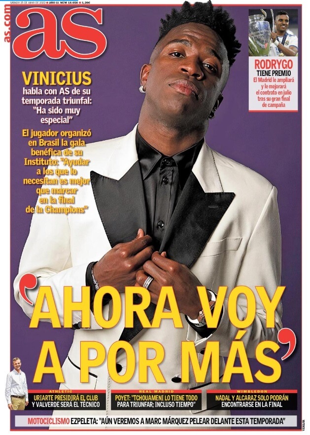 Portadas Deportivas Sábado 25/6/2022 Portadas Deportivas Sábado 25/6/2022