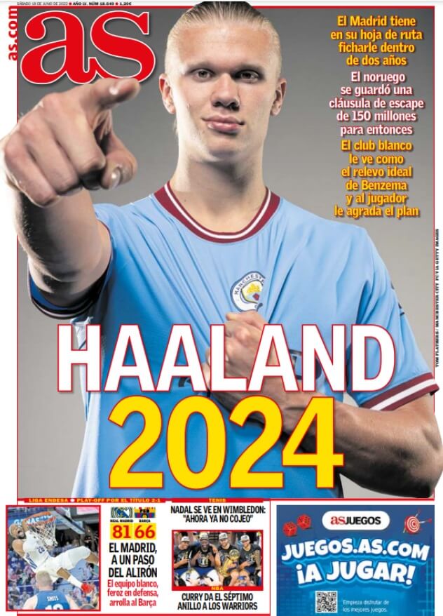 Portadas Deportivas Sábado 18/6/2022 Portadas Deportivas Sábado 18/6/2022