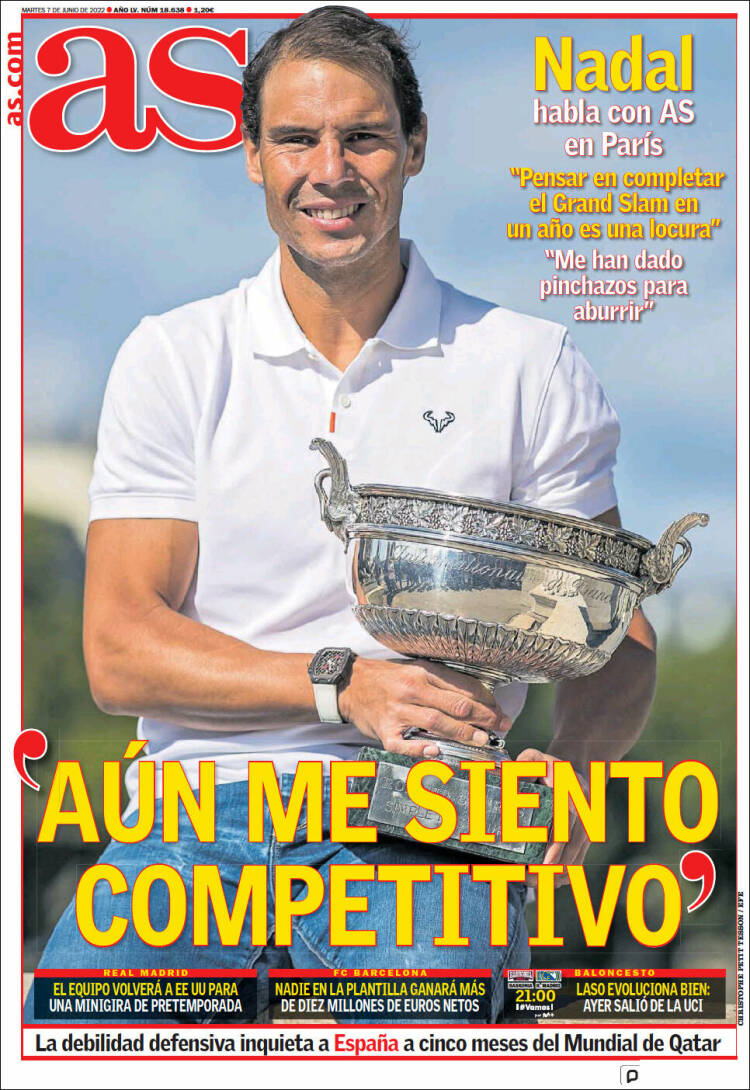 Portadas Deportivas Martes 7/6/2022