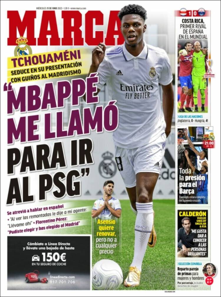 Portadas Deportivas Miércoles 15/6/2022 Portadas Deportivas Miércoles 15/6/2022