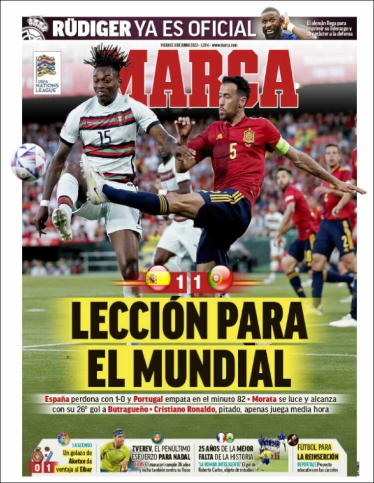 Portadas Deportivas Viernes 3/6/2022 Portadas Deportivas Viernes 3/6/2022