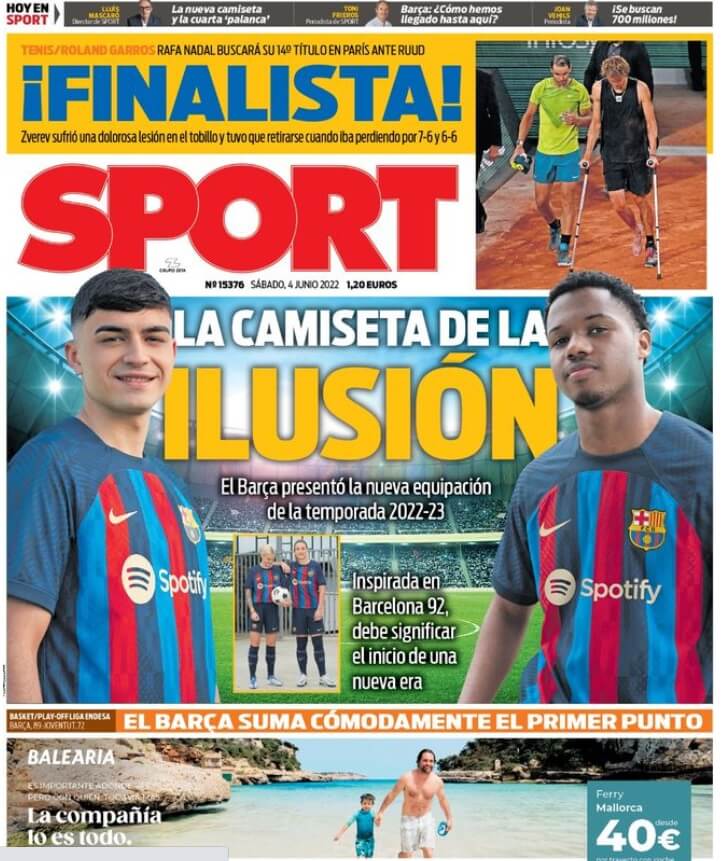 Portadas Deportivas Sábado 4/6/2022 Portadas Deportivas Sábado 4/6/2022