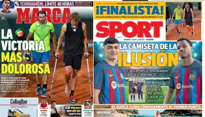 Portadas Deportivas Sábado 4/6/2022 Portadas Deportivas Sábado 4/6/2022