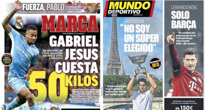 Portadas Deportivas Martes 7/6/2022
