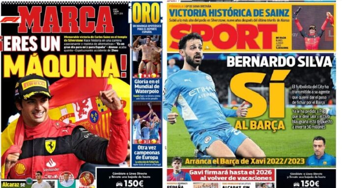 Portadas Deportivas Lunes 4/7/2022 Portadas Deportivas Lunes 4/7/2022