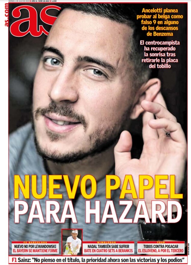 Portadas Deportivas Viernes 1/7/2022