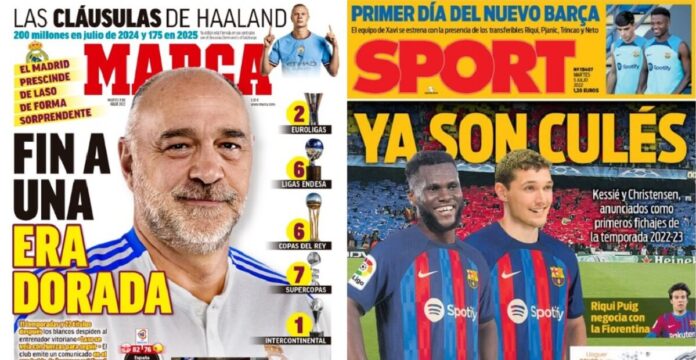 Portadas Deportivas Martes 5/7/2022