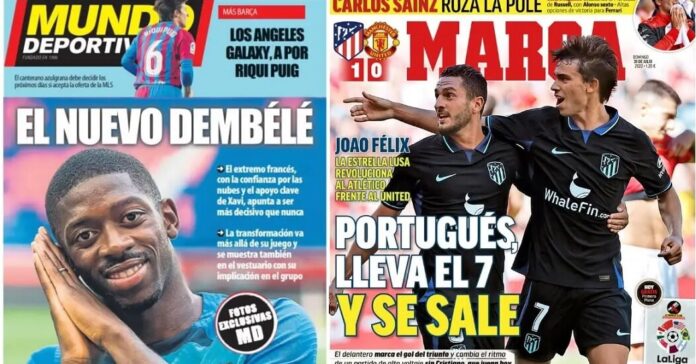 Portadas Deportivas Domingo 31/7/2022 Portadas Deportivas Domingo 31/7/2022