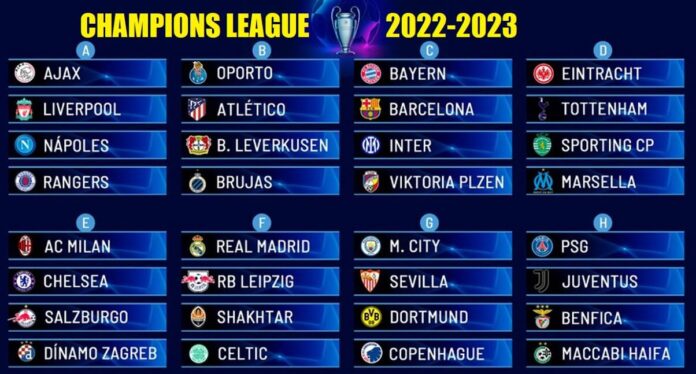 Fixture Champions League 2022-2023 Fixture Champions League 2022-2023