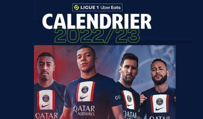 Calendario de la Liga Francesa 2022-2023 Calendario de la Liga Francesa 2022-2023