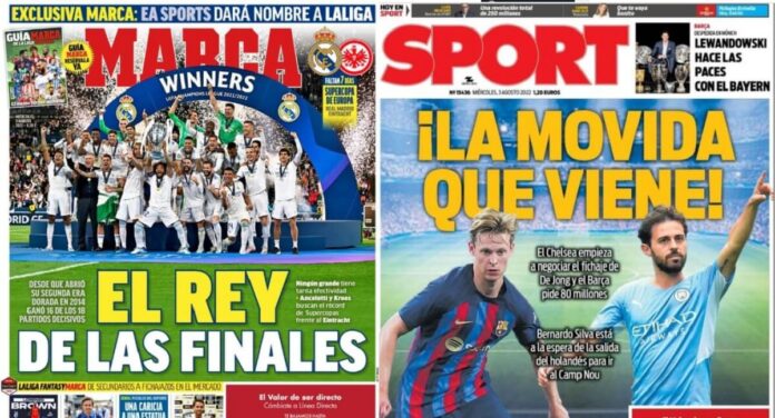 Portadas Deportivas Miércoles 3/8/2022 Portadas Deportivas Miércoles 3/8/2022