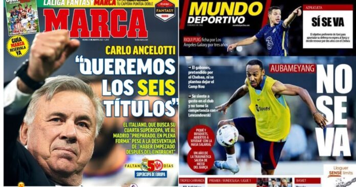 Portadas Deportivas Viernes 5/8/2022