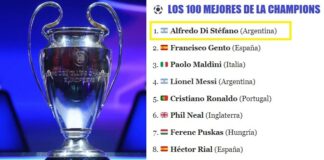 Los 100 mejores jugadores de la Champions en la historia Los 100 mejores jugadores de la Champions en la historia