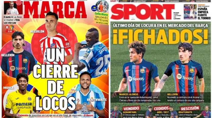 Portadas Deportivas Viernes 2/9/2022