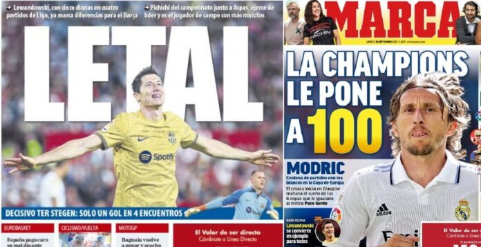 Portadas Deportivas Lunes 5/9/2022 Portadas Deportivas Lunes 5/9/2022