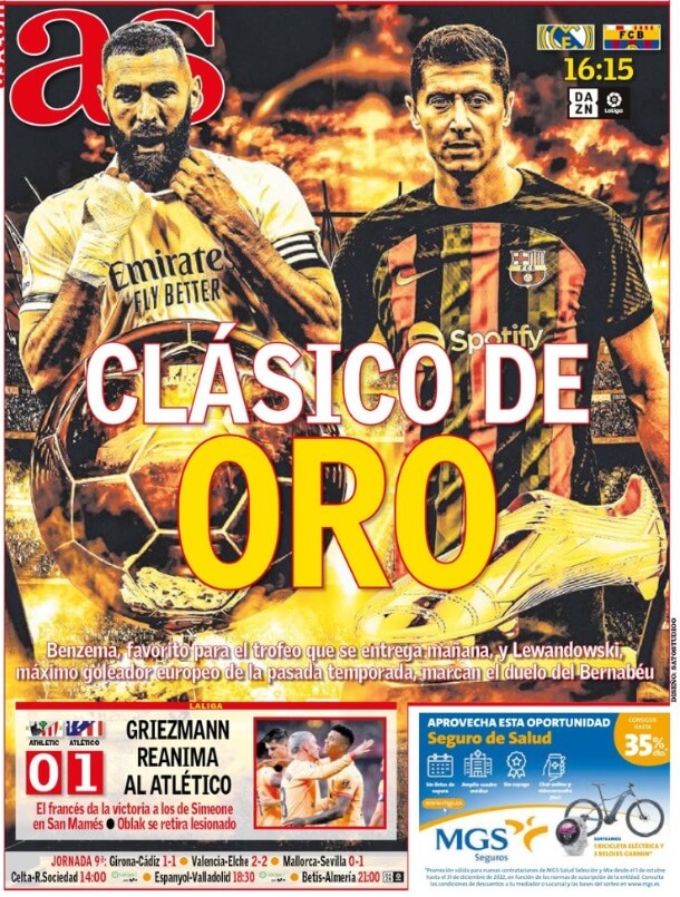 Portadas Deportivas Domingo 16/10/2022 Portadas Deportivas Domingo 16/10/2022