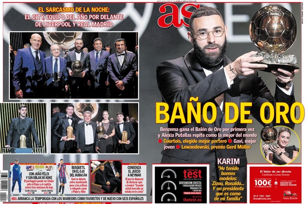 Portadas Deportivas Martes 18/10/2022 Portadas Deportivas Martes 18/10/2022