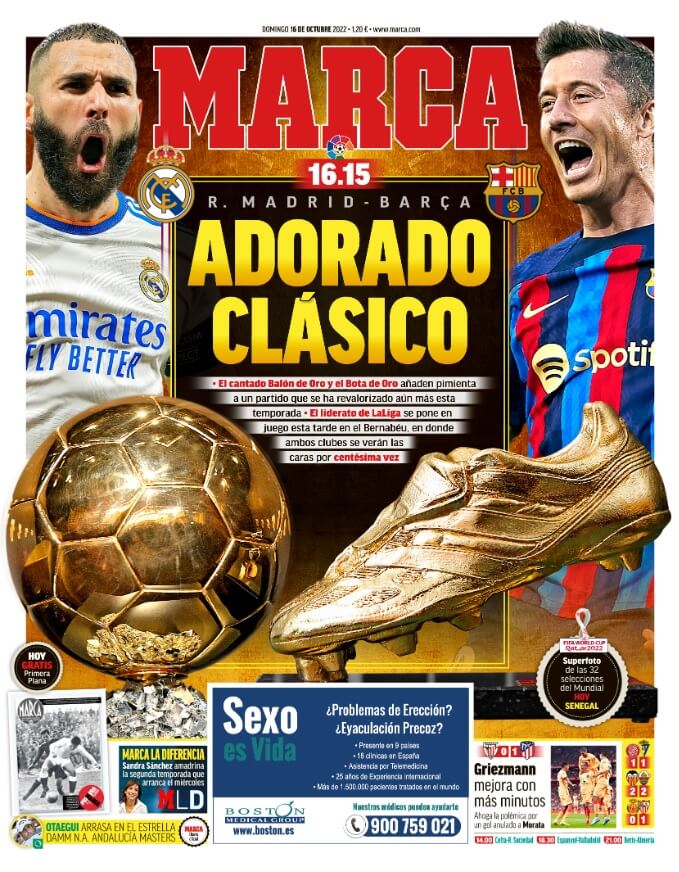 Portadas Deportivas Domingo 16/10/2022 Portadas Deportivas Domingo 16/10/2022