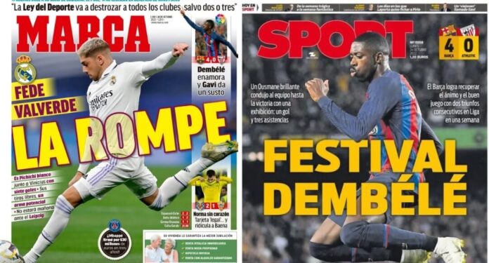 Portadas Deportivas Lunes 24/10/2022