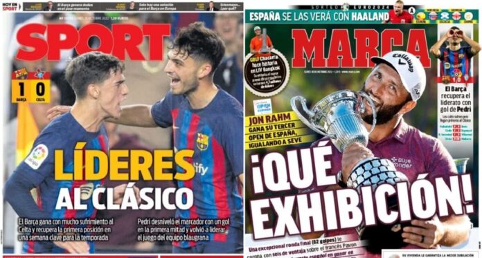 Portadas Deportivas Lunes 10/10/2022 Portadas Deportivas Lunes 10/10/2022