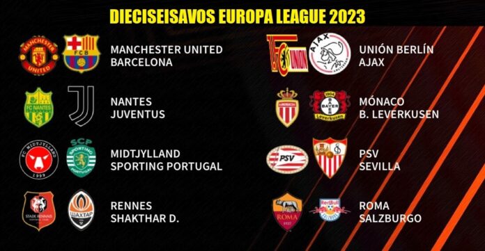 Dieciseisavos Europa League 2023