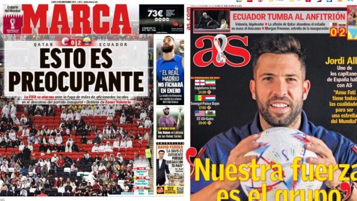 Portadas Deportivas Lunes 21/11/2022 Portadas Deportivas Lunes 21/11/2022