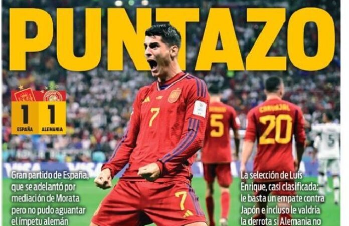 Portadas Deportivas Lunes 28/11/2022 Portadas Deportivas Lunes 28/11/2022