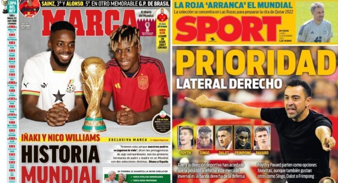Portadas Deportivas Lunes 14/11/2022 Portadas Deportivas Lunes 14/11/2022
