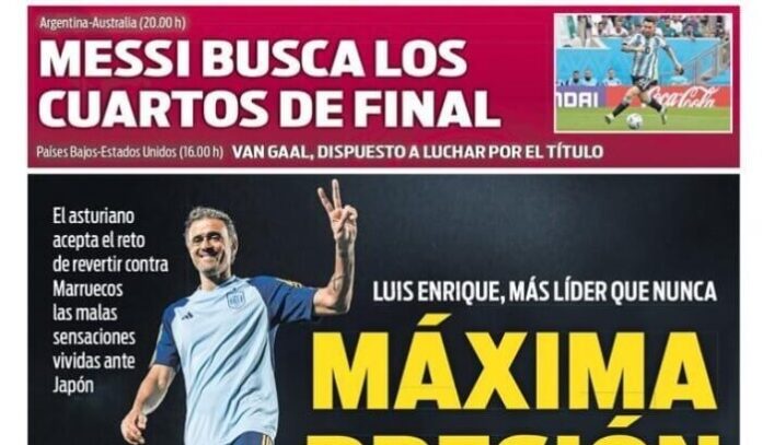 Portadas Deportivas Sábado 3/12/2022 Portadas Deportivas Sábado 3/12/2022