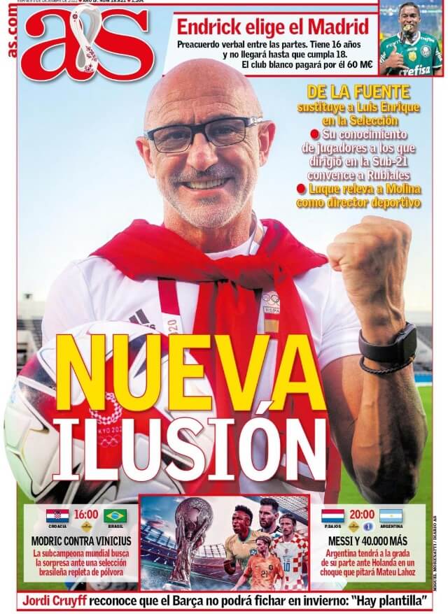 Portadas Deportivas Viernes 9/12/2022 Portadas Deportivas Viernes 9/12/2022