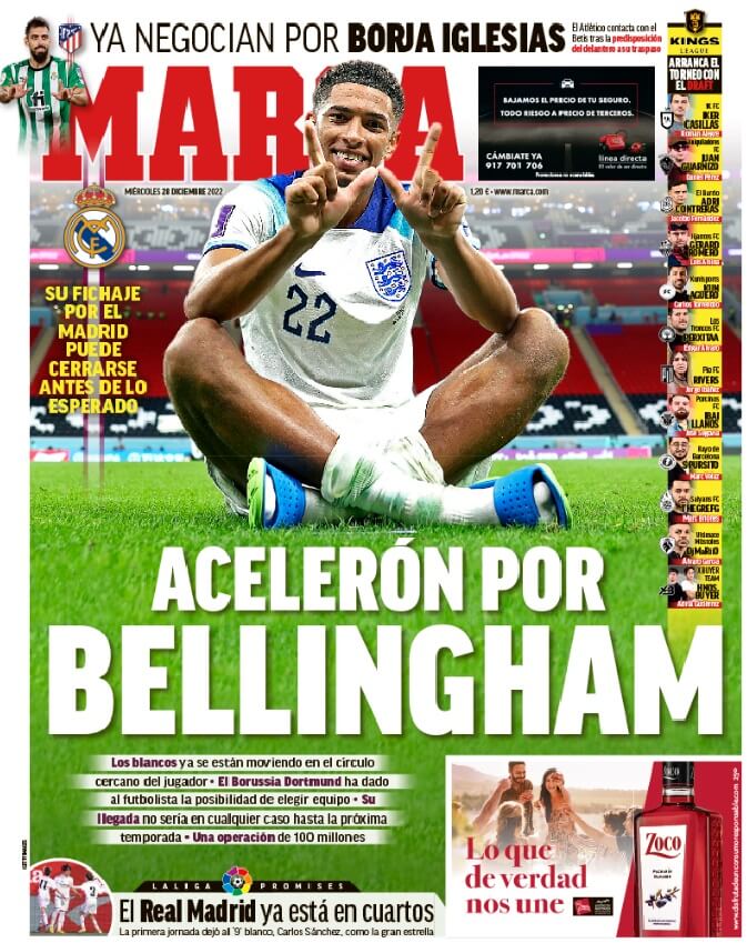 Portadas Deportivas Miércoles 28/12/2022 Portadas Deportivas Miércoles 28/12/2022