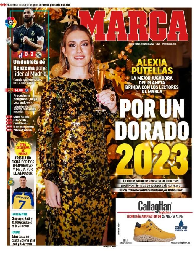 Portadas Deportivas Sábado 31/12/2022 Portadas Deportivas Sábado 31/12/2022