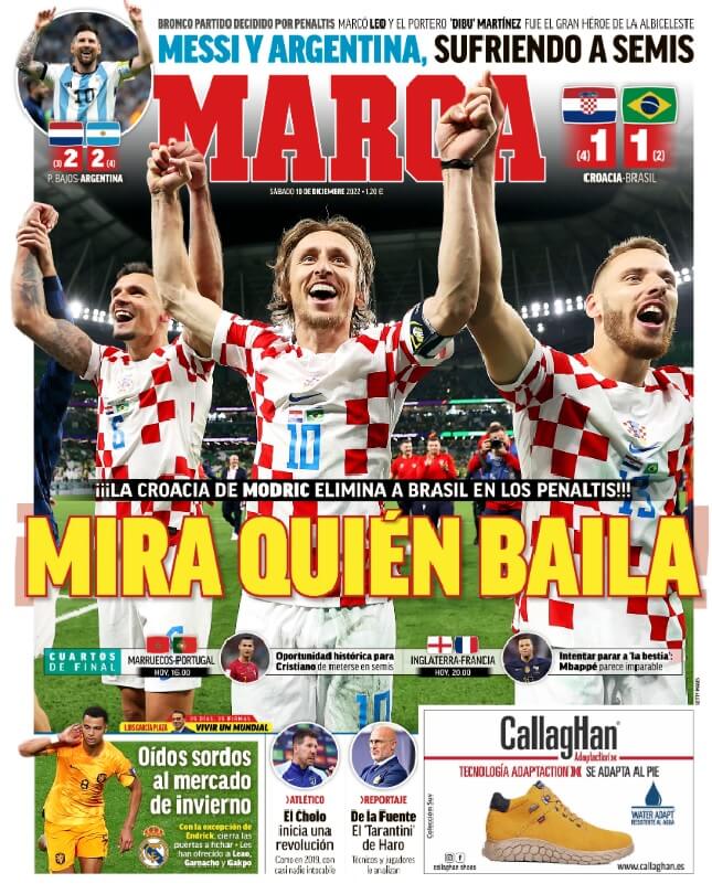 Portadas Deportivas Sábado 10/12/2022