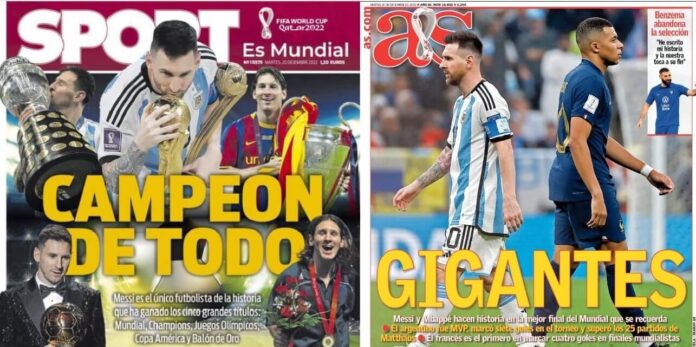 Portadas Deportivas Martes 20/12/2022 |
