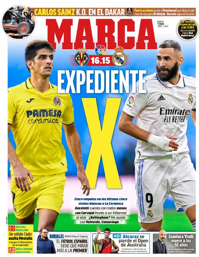 Portadas Deportivas Sábado 7/1/2023 Portadas Deportivas Sábado 7/1/2023