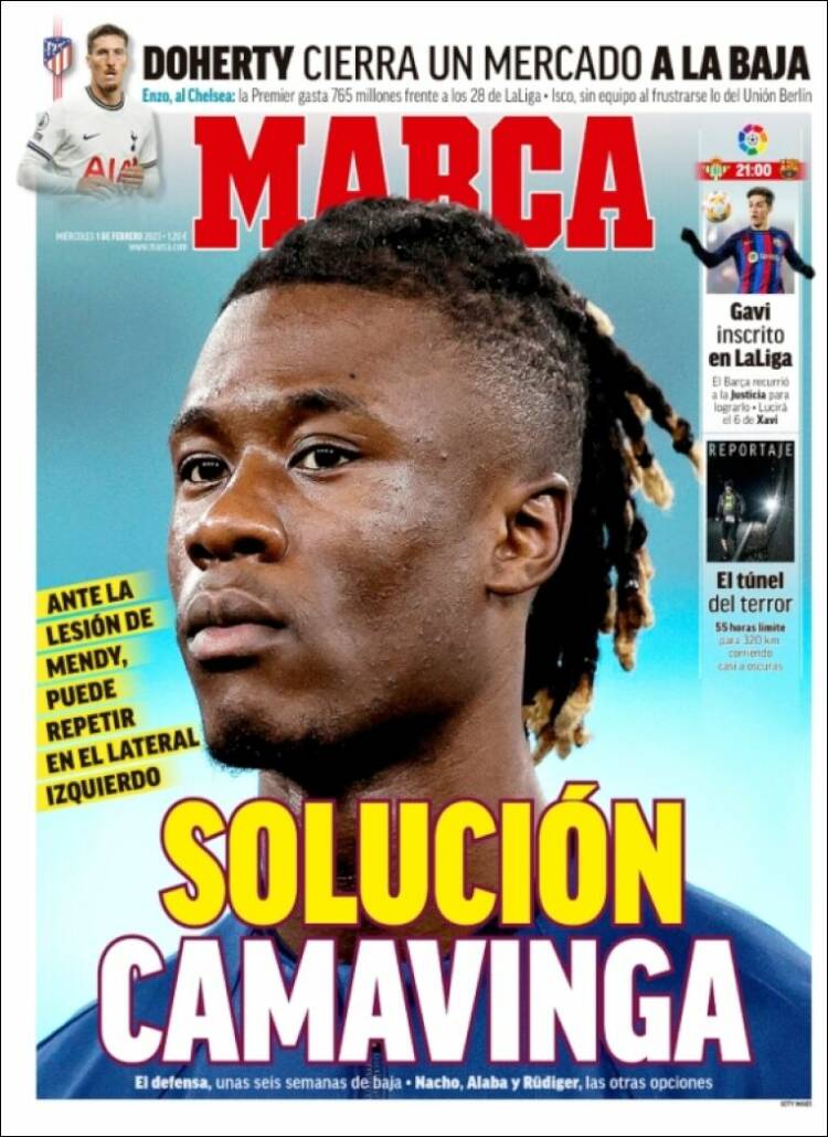 Portadas Deportivas Miércoles 1/2/2023 Portadas Deportivas Miércoles 1/2/2023