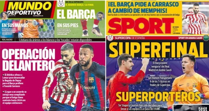 Portadas Deportivas Sábado 14/1/2023 Portadas Deportivas Sábado 14/1/2023
