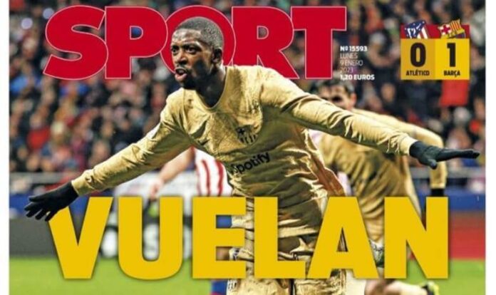 Portadas Deportivas Lunes 9/1/2023