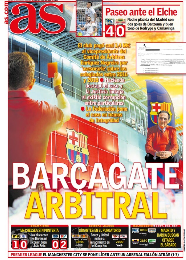 Portadas Deportivas Jueves 16/2/2023 Portadas Deportivas Jueves 16/2/2023