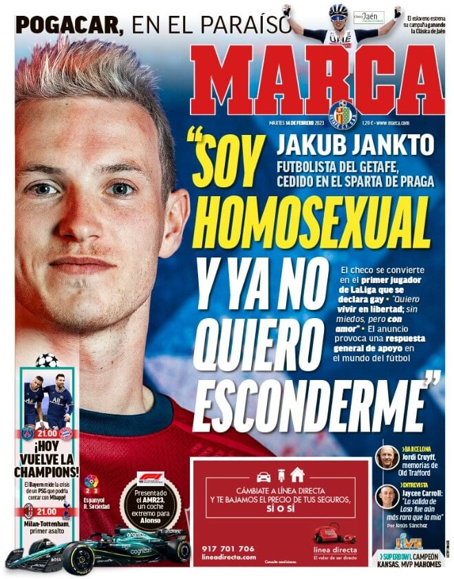 Portadas Deportivas Martes 14/2/2023 Portadas Deportivas Martes 14/2/2023